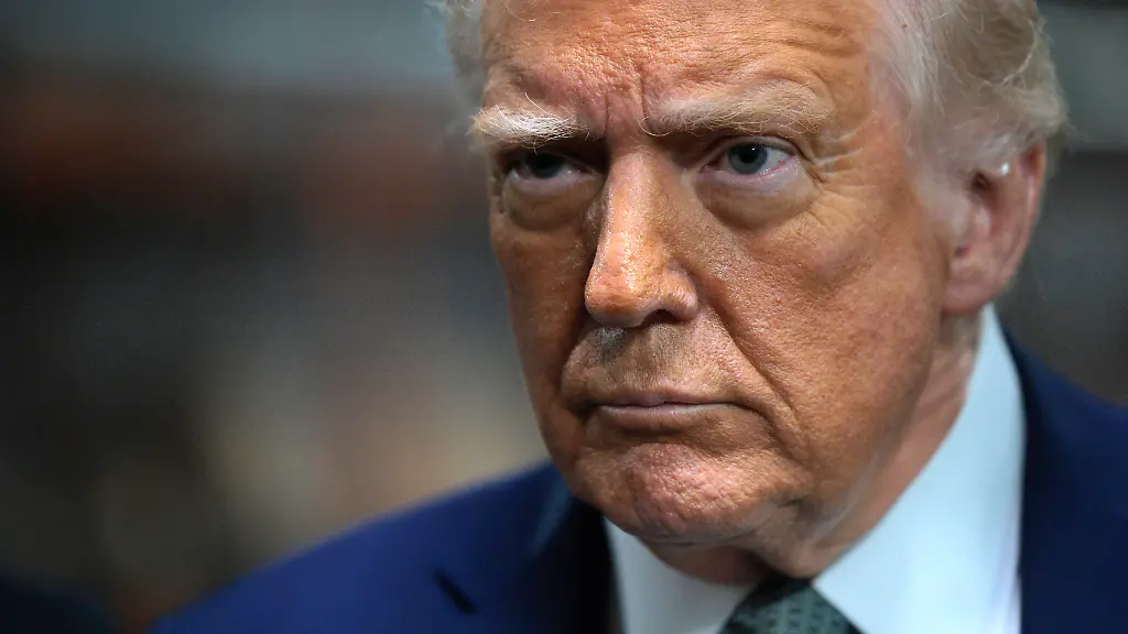 WASHINGTON-DC-MARCH-17-U-S-President-Donald-Trump-speaks-to-the-media-during-a-guided-tour-of-the-John-F-Kennedy-Center-for-the-Performing-Arts-before-leading-a-board-meeting-on-March-17-2025-in-Washington-DC-After-shunning-the-annual-Kennedy-Center-Honors-during-his-first-term-in-the-White-House-Trump-fired-the-center-s-president-removed-the-bipartisan-board-of-Biden-appointees-and-named-himself-Chairman-of-the-storied-music-theater-and-dance-institution