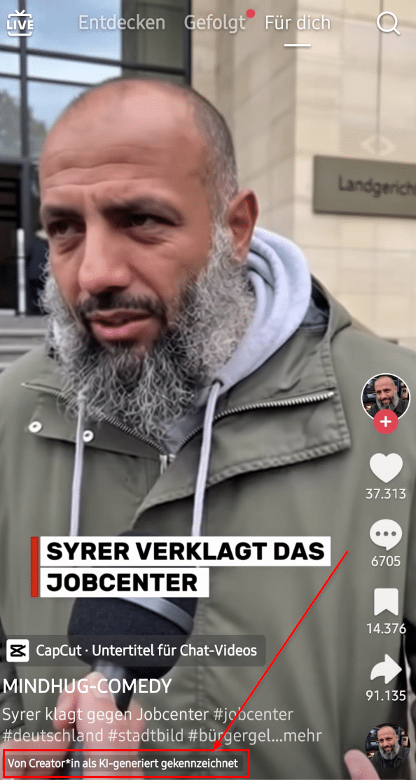Verklagt ein Syrer das Jobcenter wegen Bürgergeld?