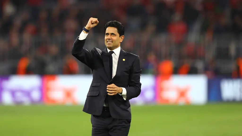May-6-2026-Munich-Bavaria-Germany-President-NASSER-AL-KHELAIFI-of-PSG-celebrates-after-the-UEFA-Champions-League-2025-26-Semi-final-Leg-2-game-between-Bayern-Munich-and-Paris-Saint-Germain-at-the-Allianz-Arena-in-Munich-Germany-The-game-ended-up-in-a-1-1-draw-and-PSG-won-6-5-on-aggregate-to-advance-to-the-Final