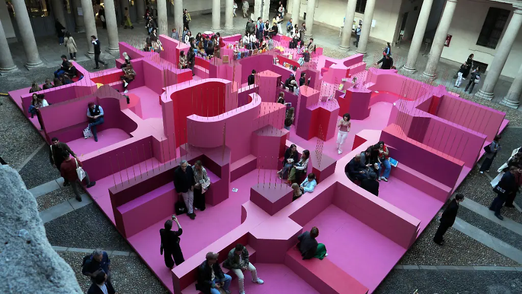 Milan-Installations-at-Villa-Litta-in-Corso-Magenta-for-Milan-Design-Week-2026-Fuorisalone-Salone-del-Mobile-in-the-photo-Metamorphosis-in-Motion-installation-by-Lina-Ghotmeh