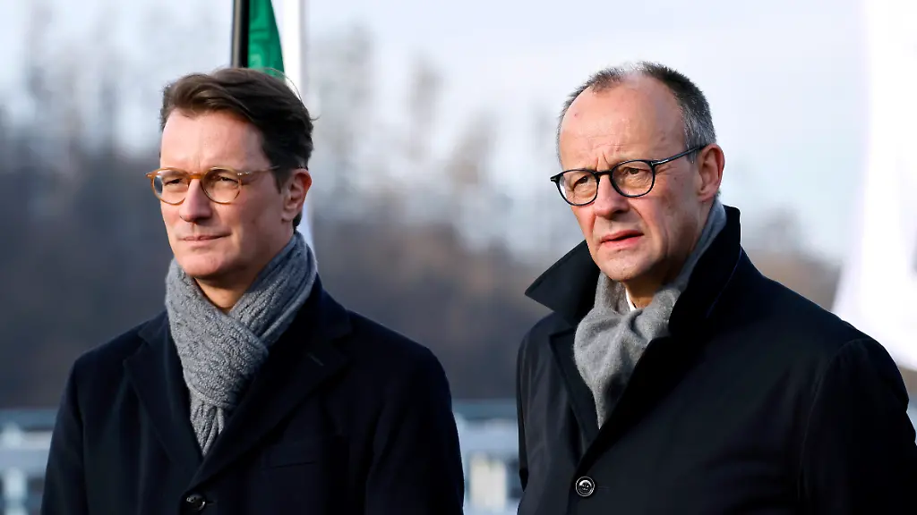 Stellt sich hinter Merz: Wüst: Spekulationen über Kanzlerwechsel „einfach Quatsch“