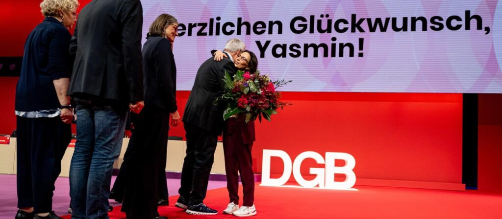 DGB-Bundeskongress bestätigt Vorsitzende Fahimi im Amt