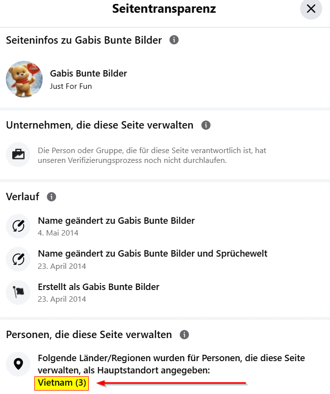 Facebook-Seite gehackt? Der Fall „Gabis Bunte Bilder“ im Überblick