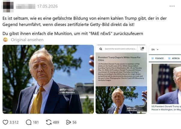 Sind diese Trump-Haarbilder echt?