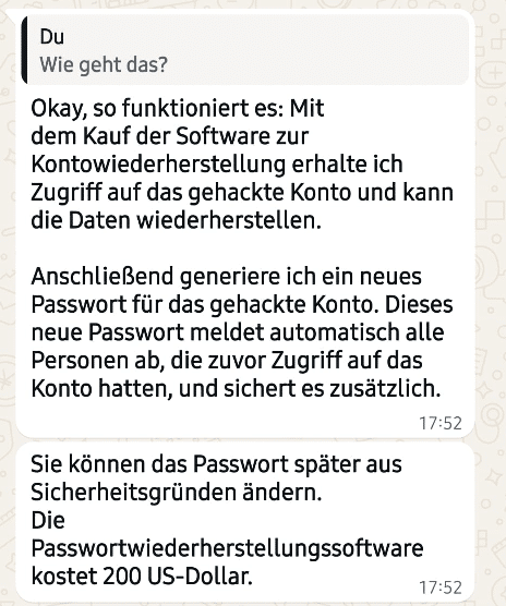 Facebook-Konto gehackt: Warum wollen Fremde helfen?