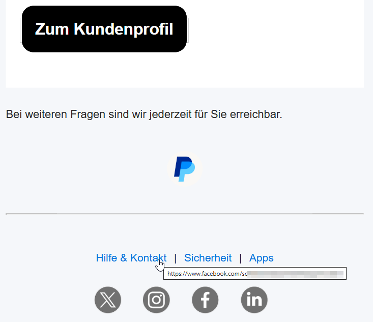 Ist die PayPal-Mail „Neuer Zugang erkannt“ echt?