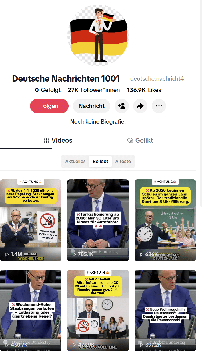 Stimmt die Leitungswasser-Warnung seit April 2026?