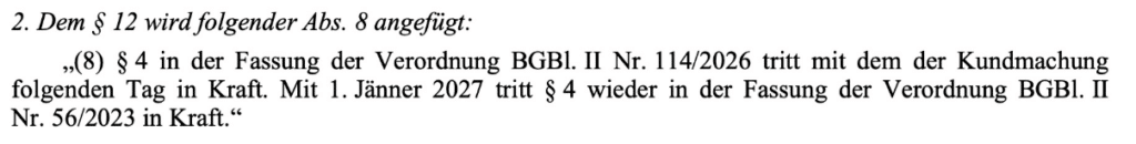 Was die Hantavirus-Änderung in Österreichs BGBl. II Nr. 114/2026 wirklich regelt