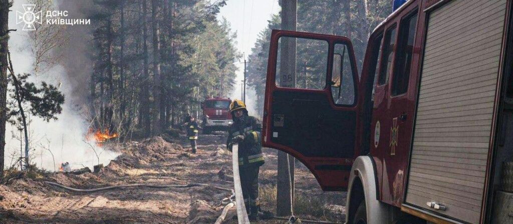 Feuerwehr kämpft gegen Brand in Tschernobyl-Sperrzone