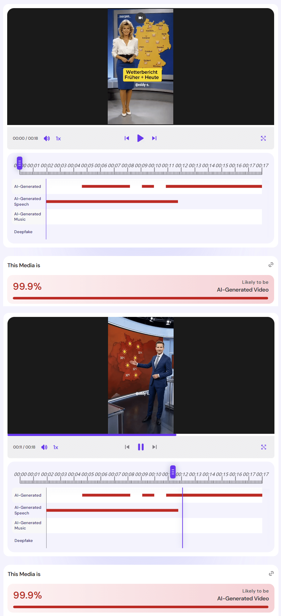 KI-Video als Beweis für Wetterkarten-Manipulation