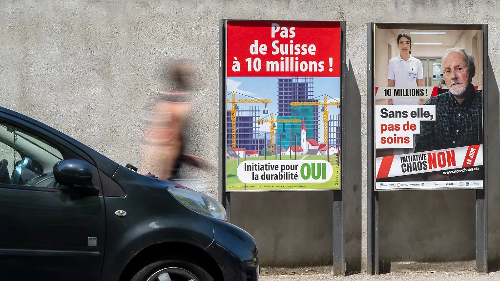 Die Schweiz stimmt ab: Ist demnächst bei zehn Millionen Schluss?