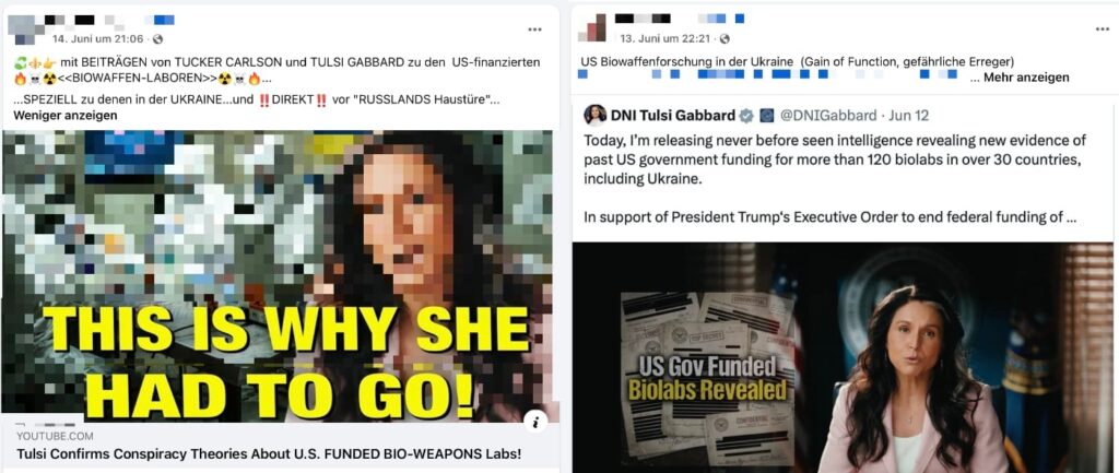 Faktencheck: Gabbard zu Biolaboren in der Ukraine – kein Beleg
