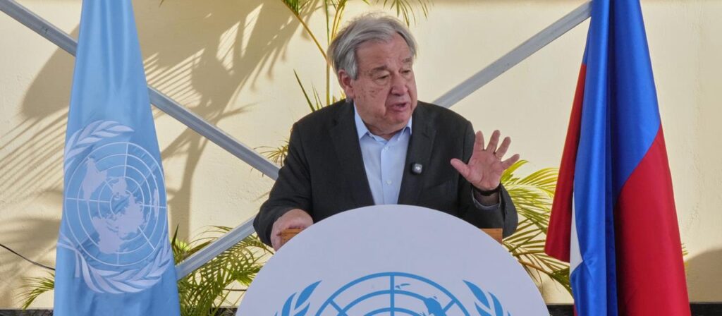 Gewalt in Haiti: Guterres bittet um Verzeihung für Untätigkeit der Welt