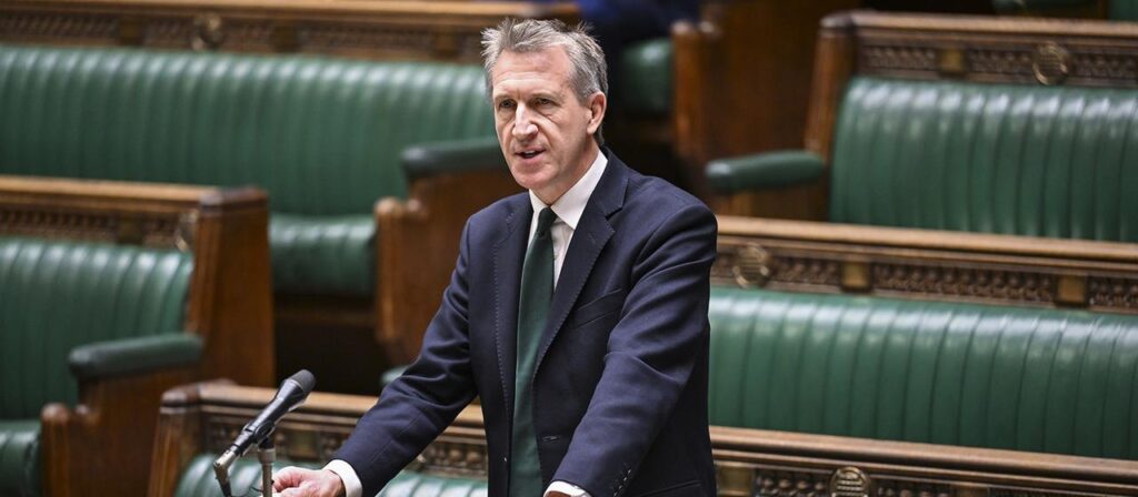 Dan Jarvis zum neuen britischen Verteidigungsminister ernannt