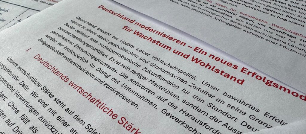 SPD-Fraktion erarbeitet neues Wirtschaftskonzept | tagesschau.de