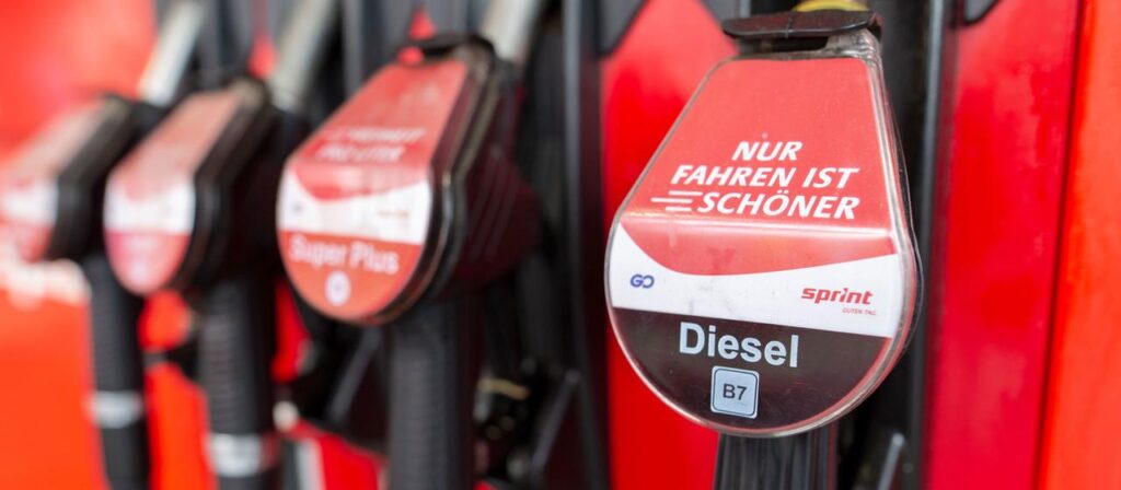 Diesel kostet weniger als vor Beginn des Iran-Kriegs