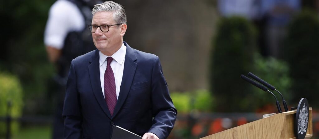 Britischer Premier Starmer kündigt Rücktritt an