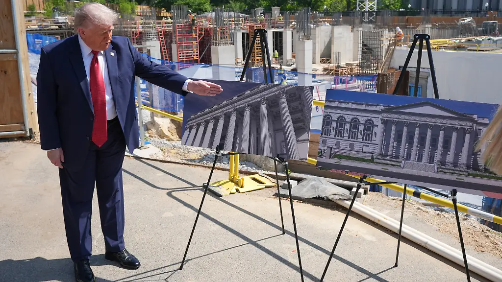Neubau am Weißen Haus: Trump: Ballsaal wird kugelsicher und erhält Drohnen-Landeplatz