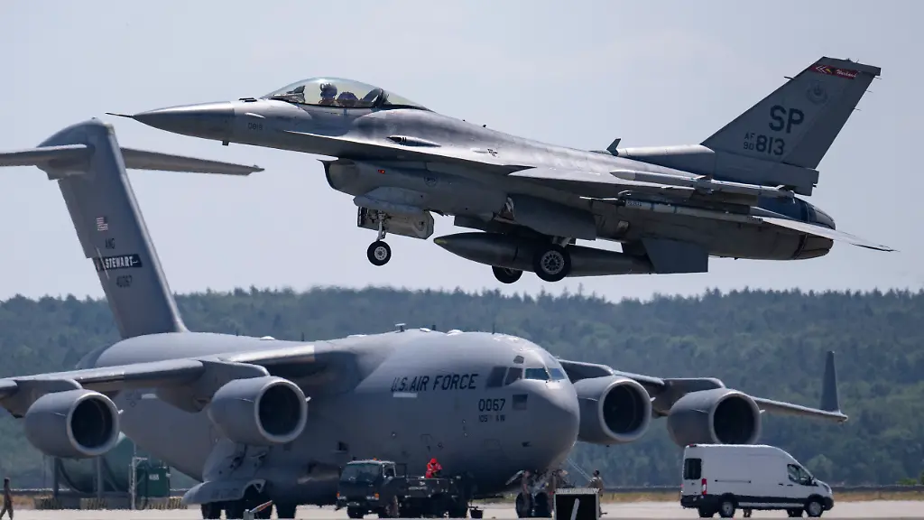 Neben F-35-Jets und Tankfliegern: Bericht: USA verlegen F-16-Jets aus der Eifel nach Nahost