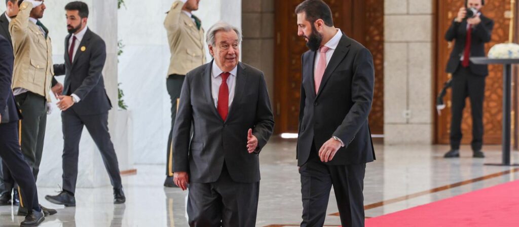 Guterres besucht als erster UN-Generalsekretär seit 15 Jahren Syrien