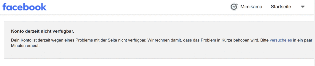 Meta-Störung: Facebook und Instagram haben derzeit technische Probleme
