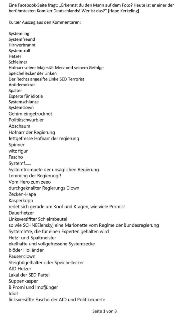 Ein altes Foto von Hape Kerkeling – und sofort beginnt der politische Hass