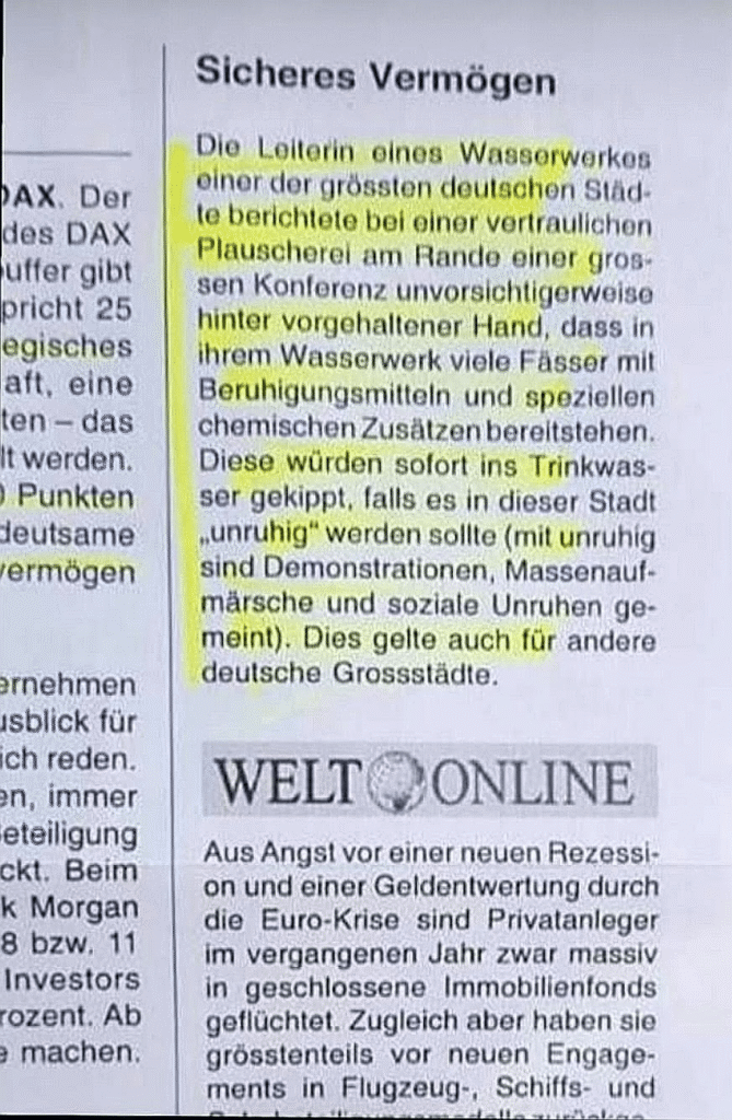 Faktencheck: Beruhigungsmittel im Trinkwasser? Falsche Behauptung!
