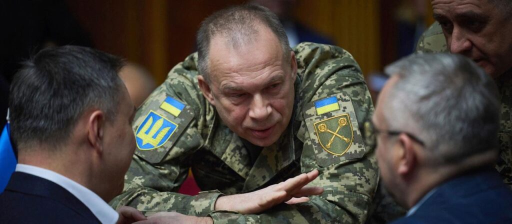 Ukrainischer Präsident Selenskyj entlässt Oberbefehlshaber Syrskyj