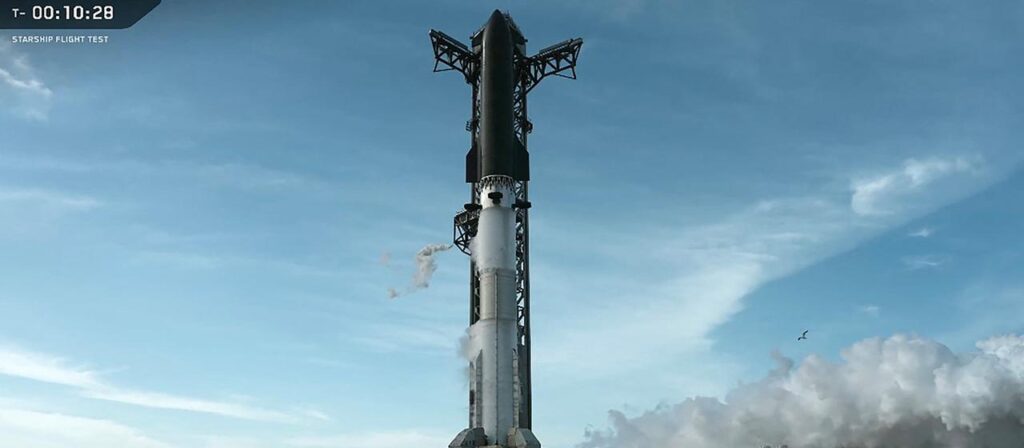 SpaceX bricht „Starship“-Testflug kur vor dem Start ab