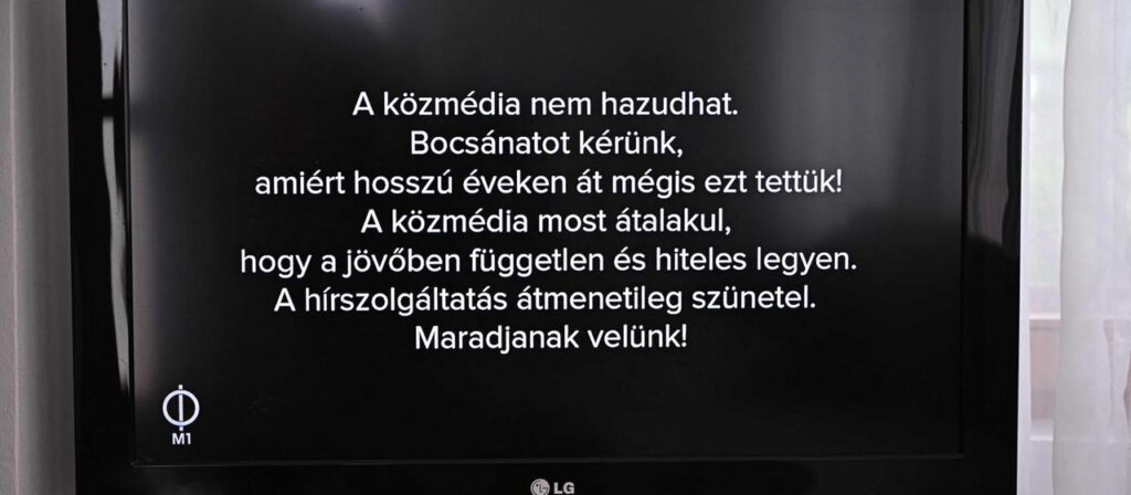 Ungarns ÖRR entschuldigt sich für Lügen unter Orban