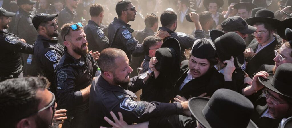 Proteste in Israel: Ultraorthodoxe wehren sich gegen Wehrpflicht