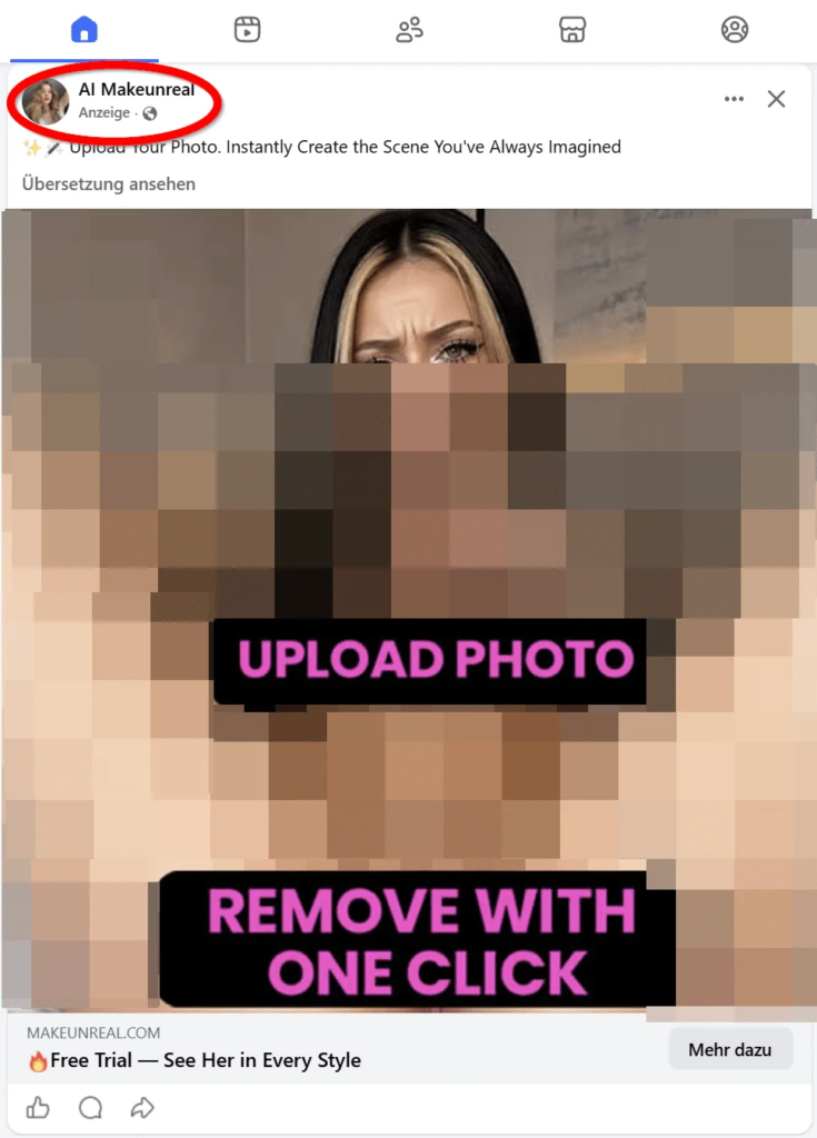 KI-Werbung auf Facebook entblößt Frauen trotz Meta-Verbot