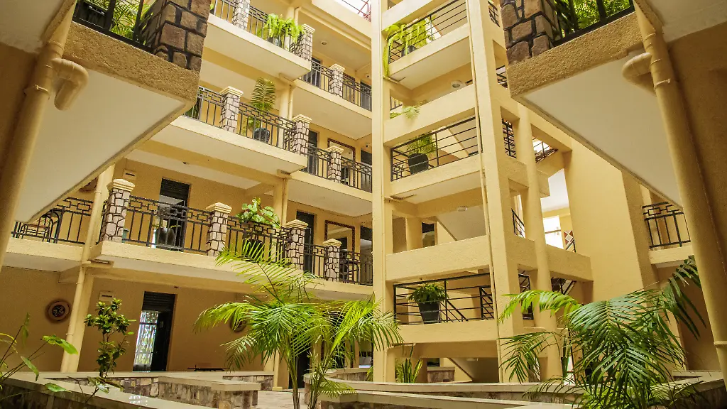 KIGALI-RWANDA-APRIL-25-A-view-of-Hope-Hostel-where-the-irregular-immigrants-from-United-Kingdom-to-be-deported-to-is-seen-after-King-Charles-III-approved-the-bill-regarding-the-deportation-in-Kigali-Rwanda-on-April-25-2024-After-months-of-wrangling-between-the-House-of-Commons-and-the-House-of-Lords-the-bill-to-deport-irregular-migrants-to-Rwanda-passed-through-Parliament-UK-Prime-Minister-Rishi-Sunak-announced-that-the-first-planes-with-irregular-migrants-would-leave-for-Rwanda-within-10-to-12-weeks