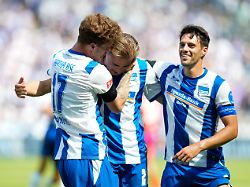 Klose siegt in wildem Derby: Rot, Blitzstart, Traumhälfte: Hertha BSC fertigt Absteiger Heidenheim ab