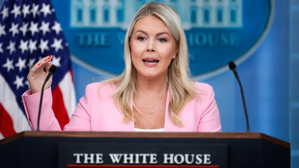 Präsident setzt weiter auf sie: Trump-Sprecherin Leavitt hört auf