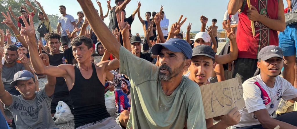 Migranten in Ceuta treten im Kampf um Asyl in Hungerstreik