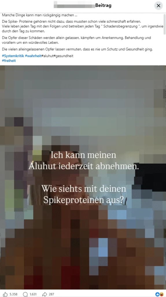 Aluhut als Abzeichen: Was das neue Selbstverständnis verrät