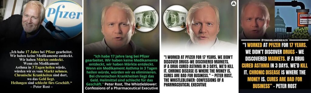Hat Peter Rost gesagt, „Heilungen sind schlecht fürs Geschäft“?
