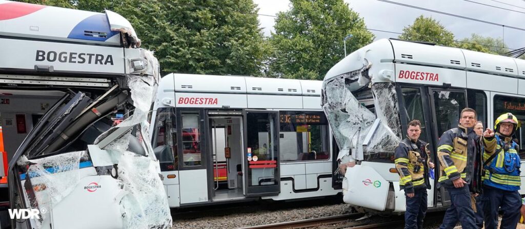 Zwei Straßenbahnen kollidiert – viele Verletzte in Gelsenkirchen