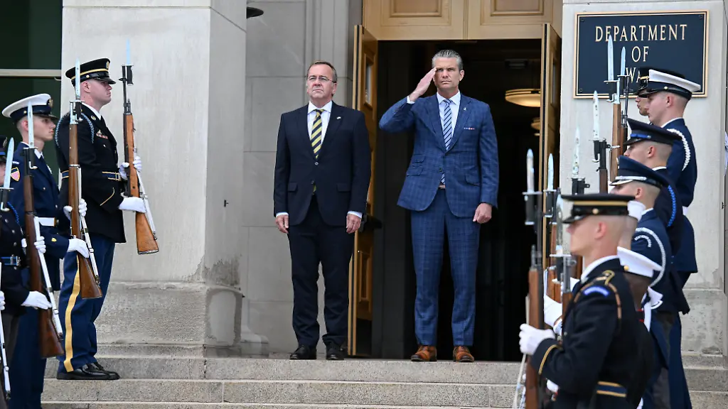 Rüstungsvereinbarung beschlossen: Hegseth empfängt Pistorius mit lobenden Worten
