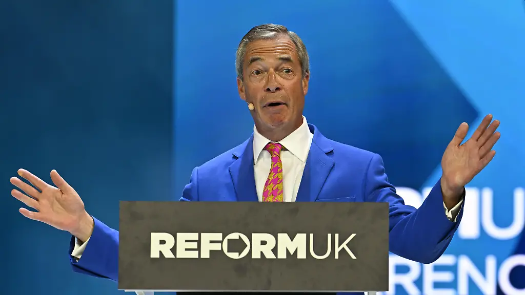 Kryptounternehmer stützt Farage: 36 Millionen Pfund – britische Rechtspartei erhält Rekordspende