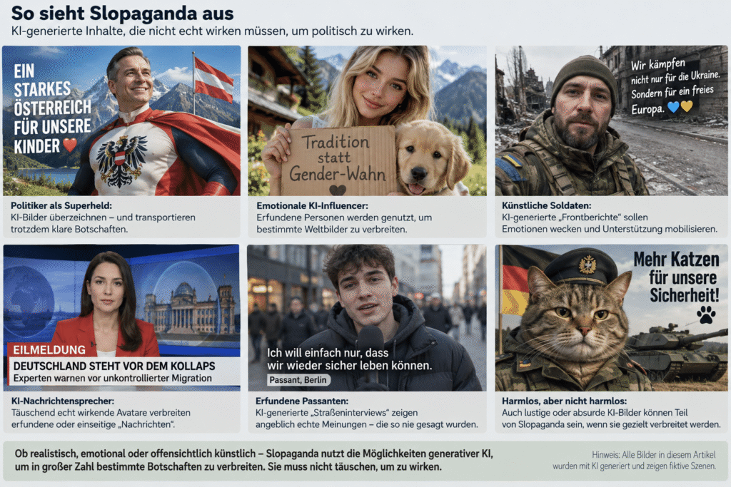 Slopaganda: Wenn KI-Müll zur Propaganda wird