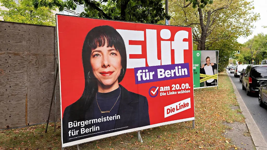 Neue Umfrage vor Berlin-Wahl: Linke zieht an CDU vorbei und liegt in Berlin vorn