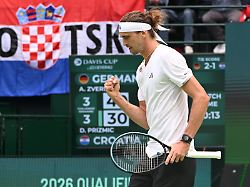 Super-Duo mit wichtigem Punkt: Zverev führt deutsches Team in Davis-Cup-Finalrunde