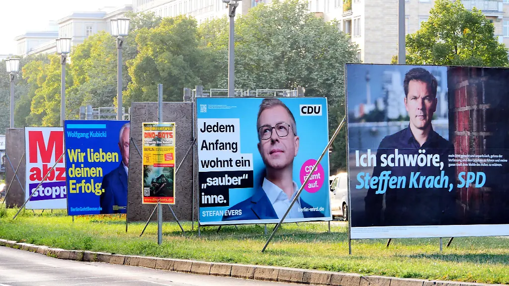 Umfrage zur Abgeordnetenhauswahl: CDU zieht in Berlin wieder an der Linken vorbei – Koalition ohne Mehrheit