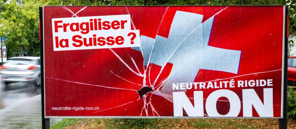Volksabstimmung in der Schweiz: Mehrheit laut Hochrechnung gegen verschärfte Neutralität
