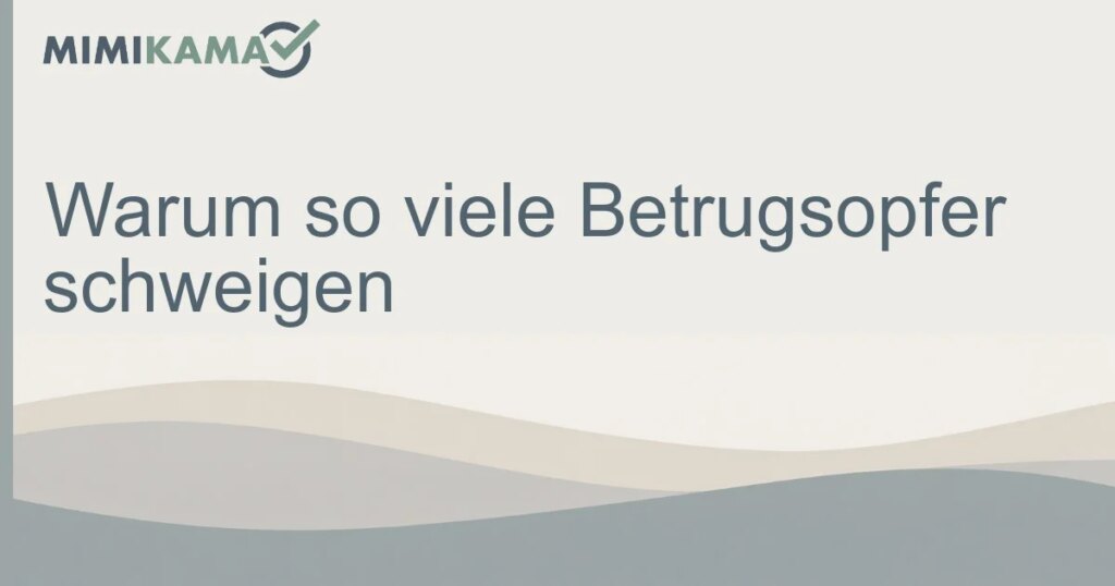 Online-Betrug: Warum so viele Betroffene schweigen
