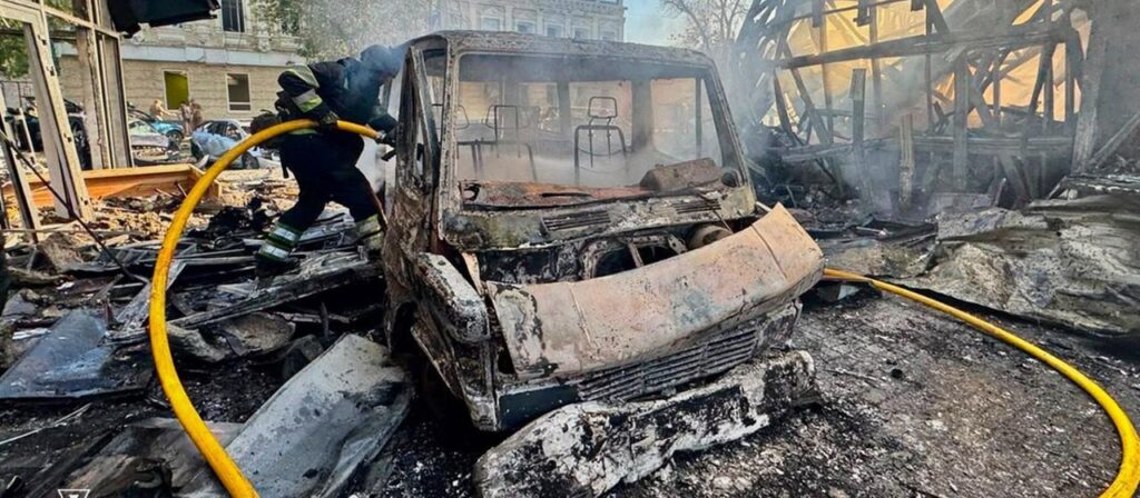 Ukraine: Fünf Tote bei Angriff auf Einkaufszentrum in Pawlohrad
