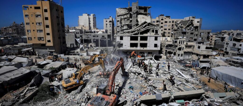 Gazastreifen: Tote bei Einsturz von ausgebombtem Wohnhaus