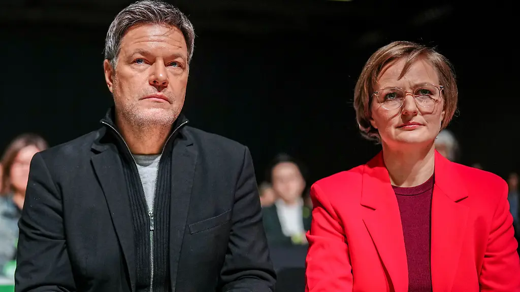 „Er fehlt uns, aber …“ : Grünen-Chefin Brantner erwartet kein Habeck-Comeback